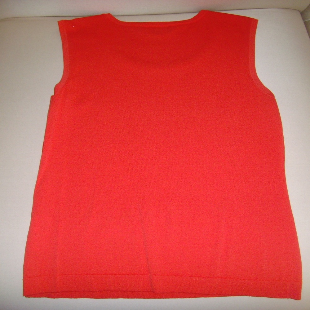 Jones New York Tomato Red Pullover